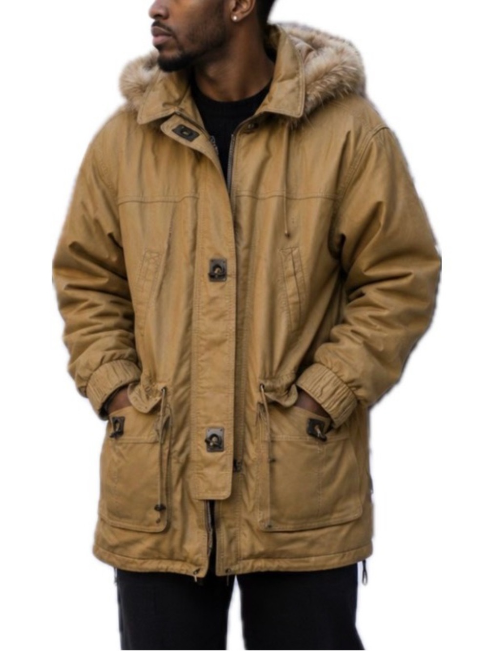 VTG Arizona‎ Fur Leather Jacket. Size M